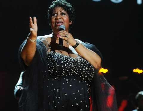 Aretha Franklin singing